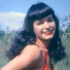 Bettie Page Measurements are 36-23-35
